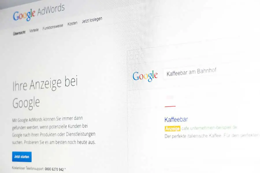 Google Ads Suchmaschinenwerbung